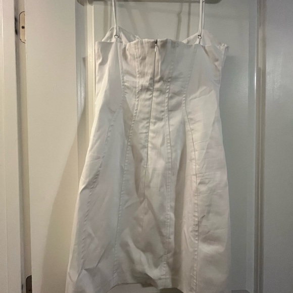 ZARA White Mini Corset Dress – Size Small – New With Tags - Picture 4 of 5